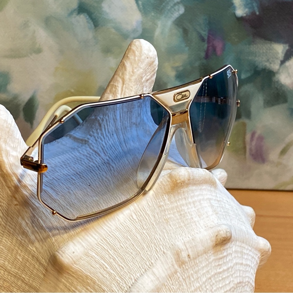 CAZAL Legends Model 905 COL 332 65-12 135mm White Gold Vintage 1980’s Sunglasses - Picture 4 of 17